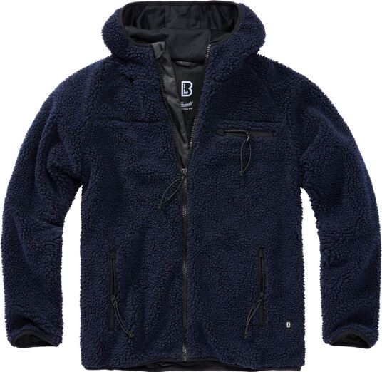 Brandit Jakke Teddyfleece Worker Marine