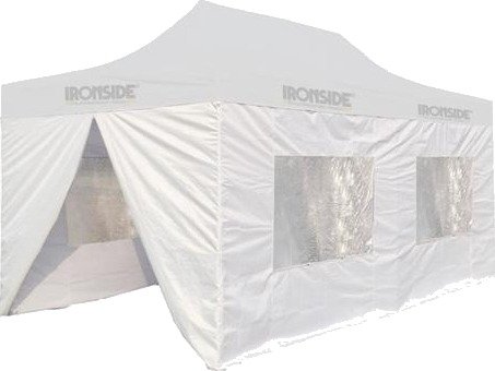Ironside International teltutstyr teltvegger Ironside 8 x 4 m hvitt