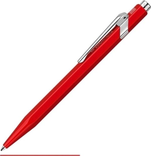 Caran D’Ache Kulepenn 849 Classic Line, M, Rød Med Rød Patron