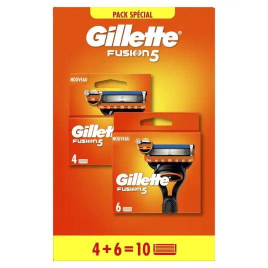 GILLETTE Fusion5 Barberblad 10 stk.