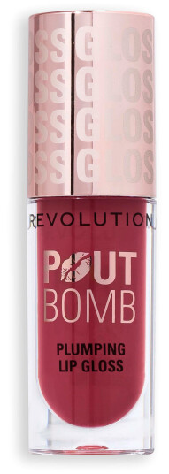 Makeup Revolution Pout Bomb Plumping Gloss Rosewood Rose Pink Makeup Revolution Pout Bomb Plumping Gloss Rosewood Rose Pink