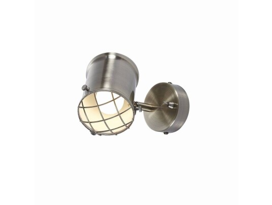 Lindby Dimbar LED-veggspot Ebbi av antikk messing