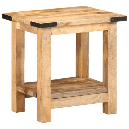 Sidebord 40x30x40 cm grovt heltre mango 358501