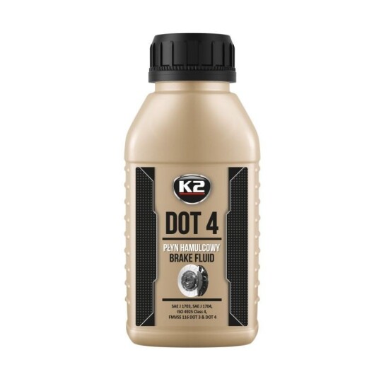 Bremsevæske K2 DOT4 250ml Bremsevæske K2 DOT4 250ml