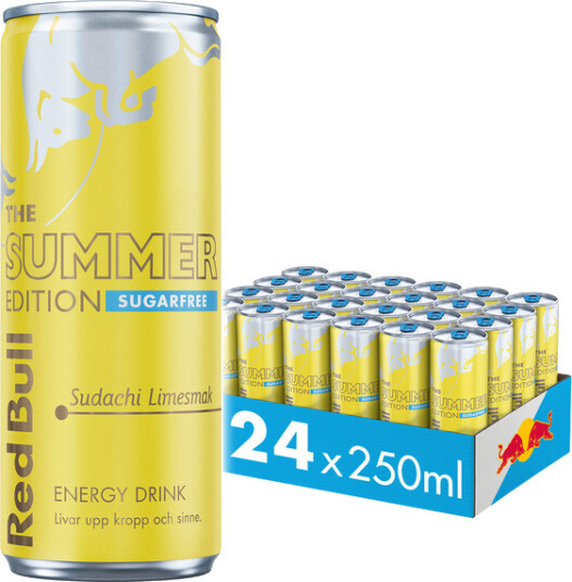 24 x Red Bull Energidryck 250 ml Sudachi Lime Summer Edition 24 x Red Bull Energidryck 250 ml Sudachi Lime Summer Edition