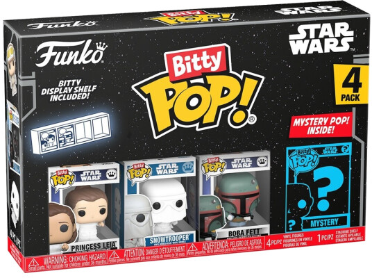 FUNKO Bitty POP!: Star Wars: The Empire Strikes Back S2 Leia 4Pack