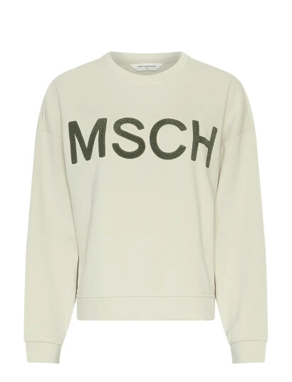 MSCH Copenhagen Mschmela Briena Msch Sweatshirt Cream S/M