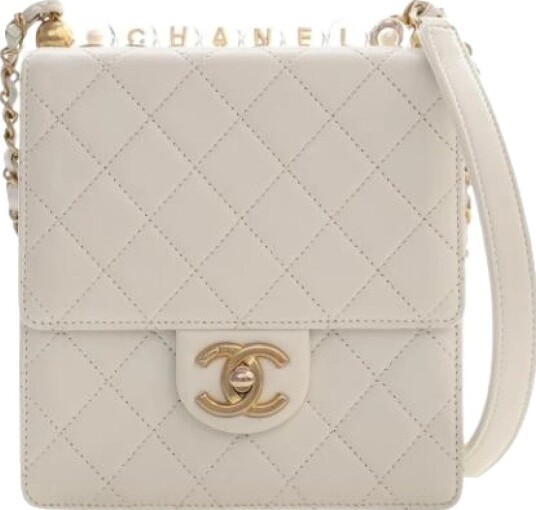 Chanel Vintage Dame Pre owned Hvit ONE SIZE,