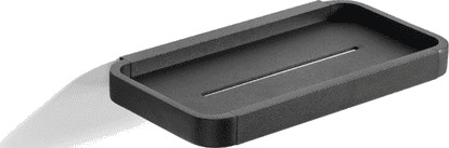 Zone RIM dusjhylle lav 11 x 22 cm Black