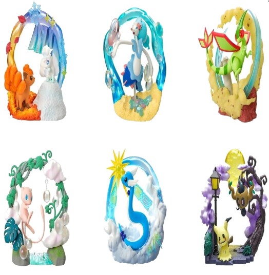 Re-Ment Pokemon Blind Box - Circular Diorama Collection Re-Ment Pokemon Blind Box - Circular Diorama Collection