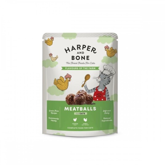 Harper And Bone Cat Pouch Adult Flavours Farm