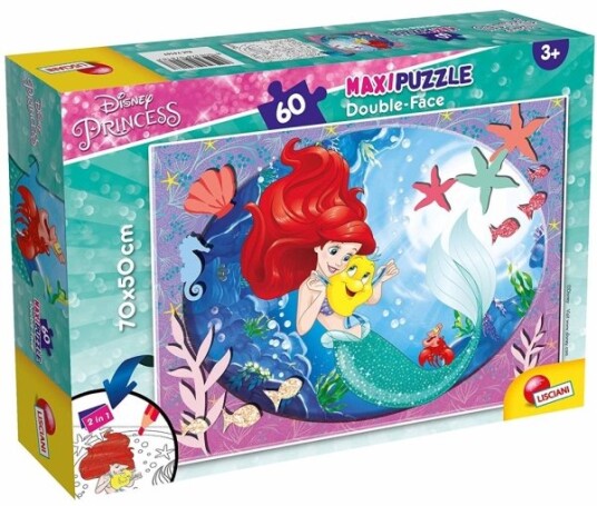 Lisciani Puzzle Df Supermaxi 60 Little Mermaid 3 År