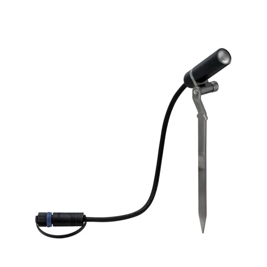 Paulmann - Plug & Shine 3 LED Hage Lampe Plantini IP65 Anthracite