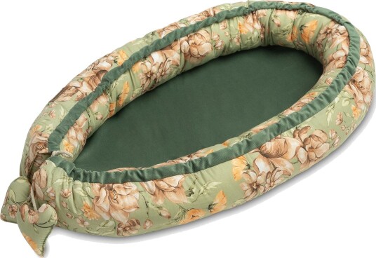 Sensillo Velvet Babynest 80x45cm Square Green
