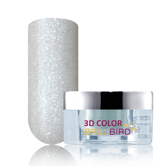 Brillbird Norge 3D Diamond akryl   D15 Hvit 10 ml