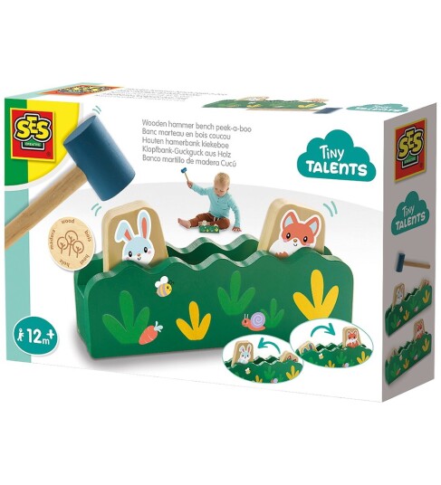 SES Creative Hammer Bench - Peek-A-Boo - Green - ONE SIZE