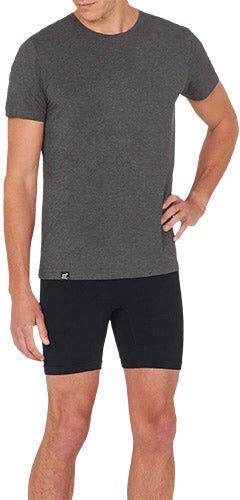 Boody Men´s Crew Neck T-Shirt mørk grå str. S