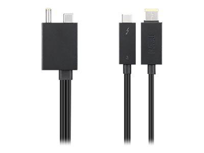 Lenovo Thunderbolt 3 Split Kabel 67cm - Sort