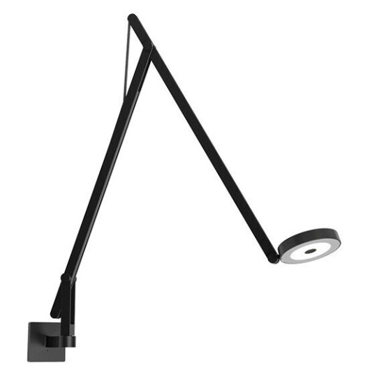 Rotaliana String W1 Vegglampe DTW Matt Black/Black
