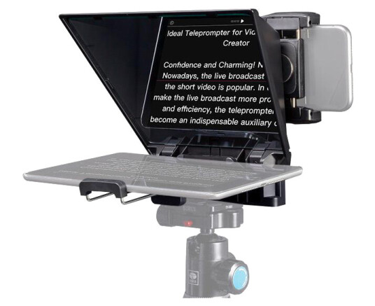 Feelworld TP2A Bærbar Teleprompter for Smartphone og DSLR - 8" Modell