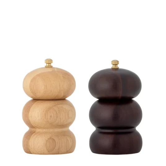 Bloomingville   Marge Salt  og pepperkvern sett med 2 stk.   Beige