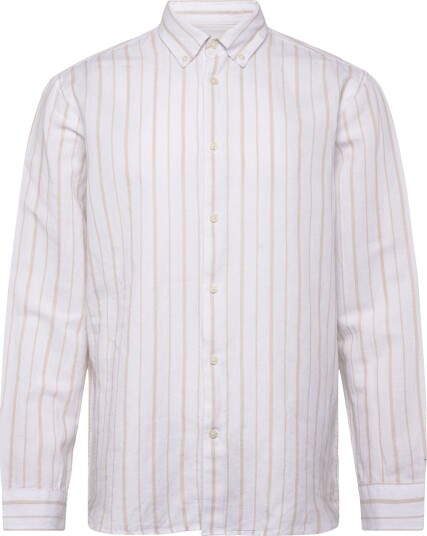 Selected Slhregclay Linen Blend Bd Ls Shirt White L Selected Slhregclay Linen Blend Bd Ls Shirt White L