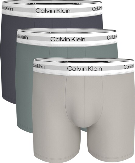 Calvin Klein Boxer Brief 3Pk Grey S