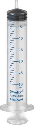 Omnifix sprøyte 30ml luer 100 stk