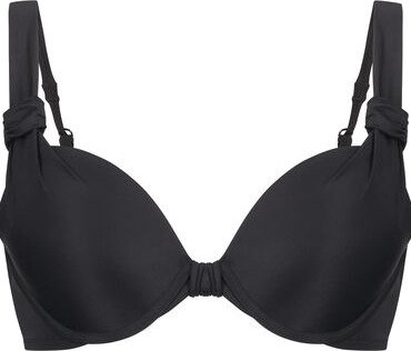 Hunkemöller Luxe polstret bikinitopp med spiler skål E og større Svart