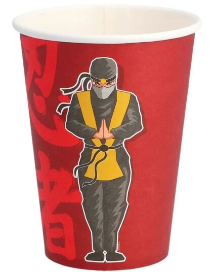 8 stk Pappkrus 210 ml Ninjafest