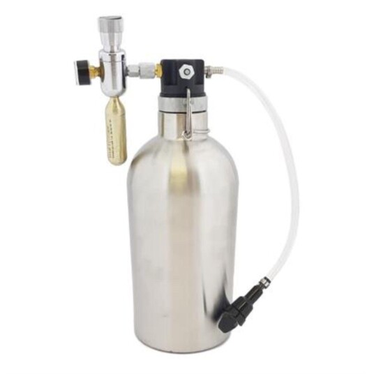 2 liters Growler med tappeløsning 2 liters Growler med tappeløsning