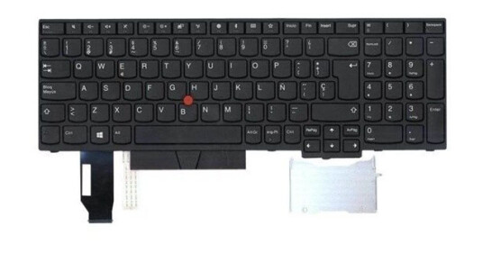 Lenovo Chicony - Brbart tastatur - til utskifting - Spansk - Svart