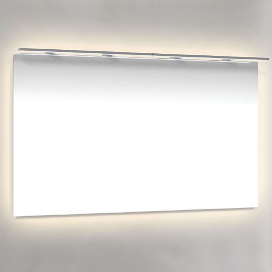 Macro Design Speil Rampe-belysning LED - med Ambilight Krom / 120cm Macro Design Speil Rampe-belysning LED - med Ambilight Krom / 120cm
