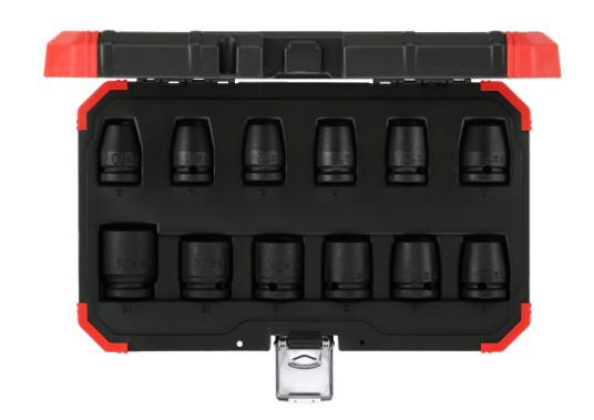 Gedore Red Line 12-delt Støtkontaktsett 1/2" 1,6 Kg Gedore Red Line 12-delt Støtkontaktsett 1/2" 1,6 Kg