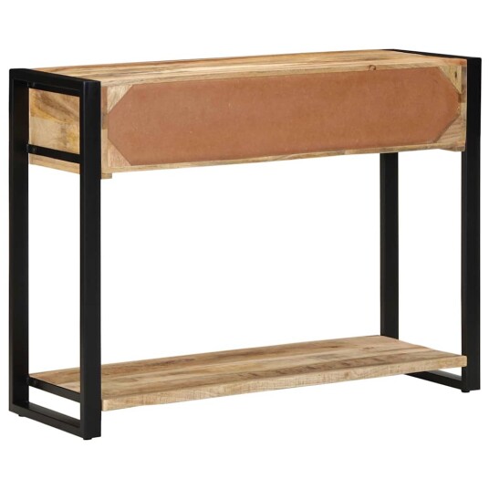 Konsollbord 100x35x75 cm grovt heltre mangotre 8721158313089