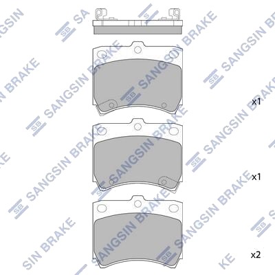 Hi Q SP1049 Bremseklosser