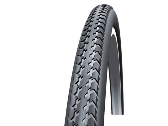 Schwalbe Standard Non Folding Tire (37-540) Grey/Grey, Wheelchair Compound (Grey), K-Guard, Weight:495 G