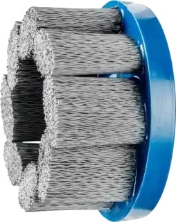 Pferd Composite Disc Brushes Crimped Composite, Flex, With Hole, 10 Cm, 1 Stykker
