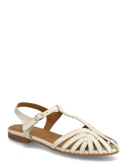 ANGULUS Sandals Flat Cream 42