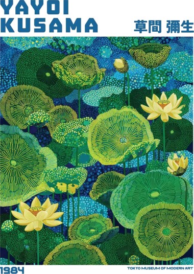 Plakat Yayoi Kusama Livlig Flora 1984 Plakat Yayoi Kusama Livlig Flora 1984