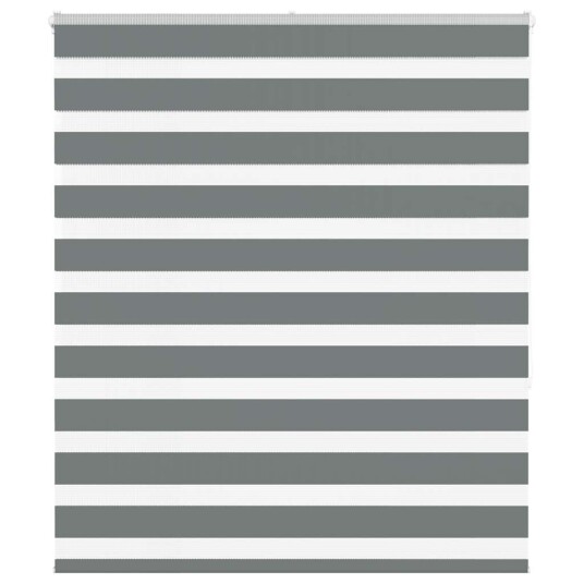 Sebragardin mørkegrå 125x150 cm stoff bredde 120,9 polyester