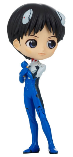 Q Posket Shinji Ikari Figur fra Evangelion: New Theatrical Edition med Plugsuit Style Ver.A