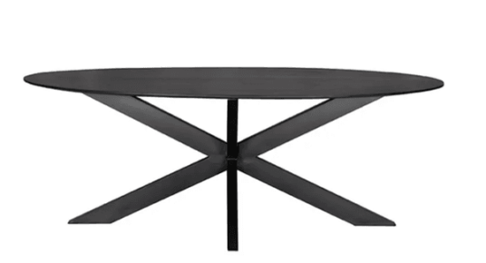 Trend Collection Zion Spisebord Sort – 240 x 110 x 76 cm