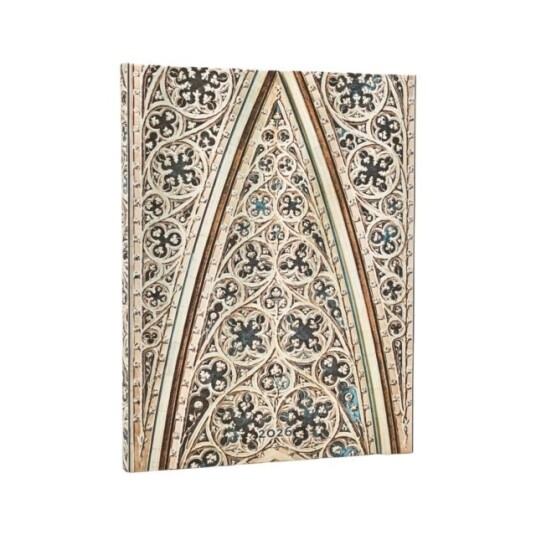 2026 Vault of the Milan Cathedral (Duomo di Milano) Ultra 12 month Verso Hardcover Flexi Dayplanner 2026 (Wrap Closure)