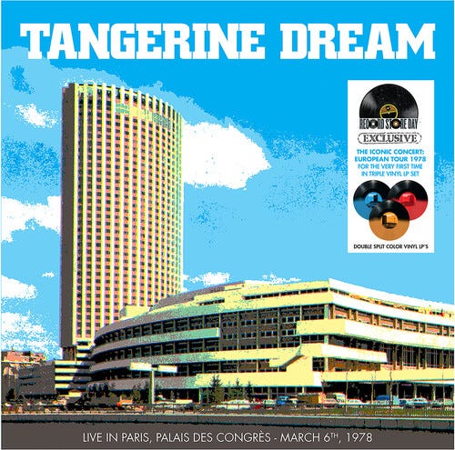 Tangerine Dream  Live In Paris Palais Des Congres  LP/Vinyl