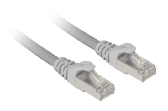 Sharkoon Patch Network Cable Sftp Rj-45 With Cat.7A Raw Cable Gray 50Cm