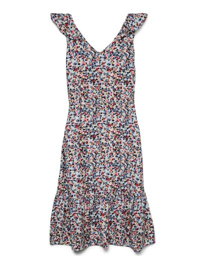 Vero Moda Vmsiena Sl 7/8 Dress Wvn Navy XS
