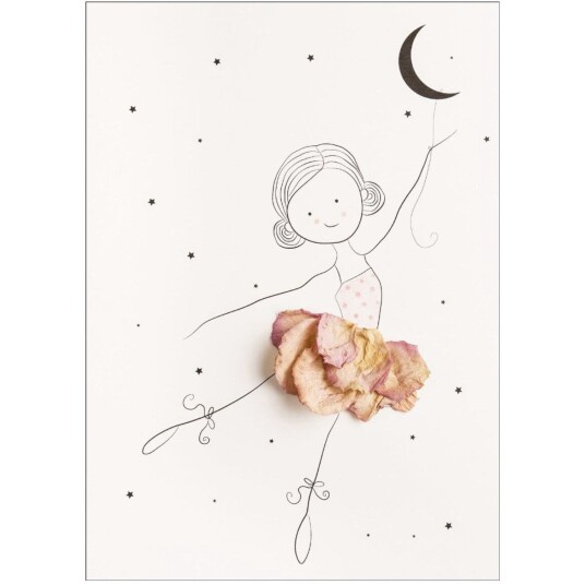 Poster & Frame Mette Handberg Ballerinasko Ella