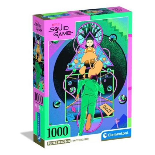 Clementoni Puslespill 1000 Brikker Squid Game