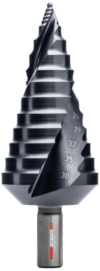 Trappebor HSSE-Co5 RUnaTec Flowstep spiss, 5-12 mm